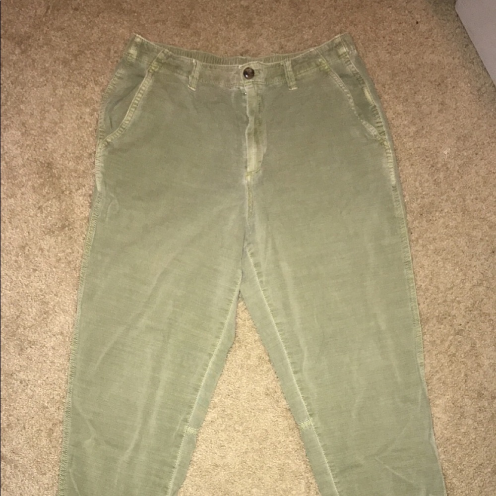 Green Gap pants NWOT